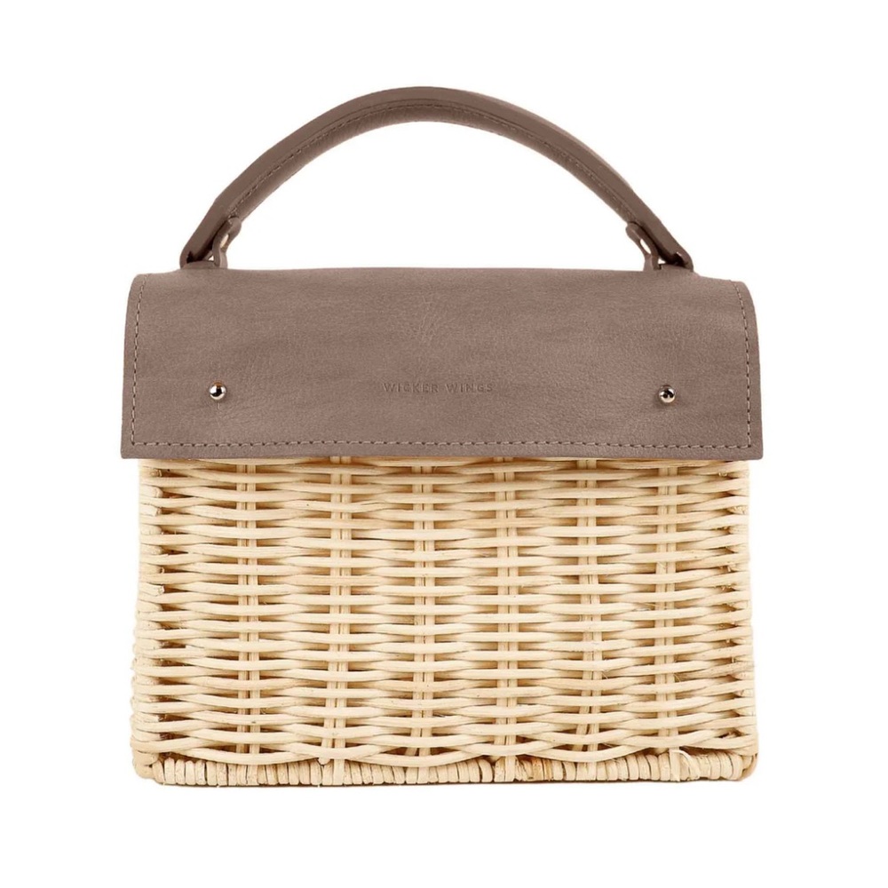 NWT Wicker Wings Kuai Bag in Nutmeg Suede w Dust Bag